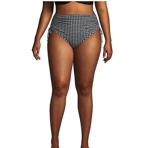 Lands End Swim Nwt Lands End Womens Adjustable High Waisted Swim Bikini Bottoms X Y
