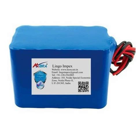 Mora Lithium Ion Battery Pack Voltage 7 4 V At Best Price In Noida