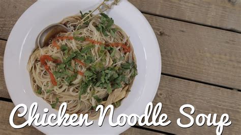 Five Minute Meals Chicken Noodle Soup Youtube