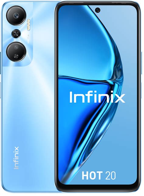 ᐉ Смартфон INFINIX HOT 20 6 128GB Tempo Blue купить в Киеве и Украине Цена и отзывы в ELDORADO