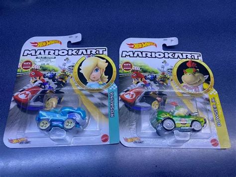 Set De Rosalina Bowser Jr Hot Wheels Mario Kart Env O Gratis