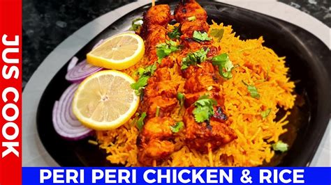 Peri Peri Chicken And Spicy Rice Easy Piri Piri Recipe Pepe S Style Youtube