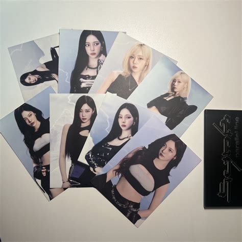 Pcs Aespa SYNK Parallel Line Hot Mess Album Lomo Cards Armageddon
