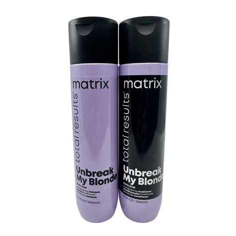 Matrix Total Results Unbreak My Blonde Shampoo And Conditioner 10 1 Oz Each Hydrating Formula