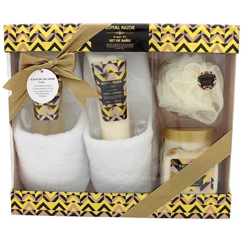 Set De Ba O Royal Nude Argan Oil Paquete Con Pzas Walmart