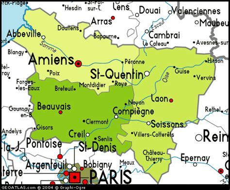 amiens map france