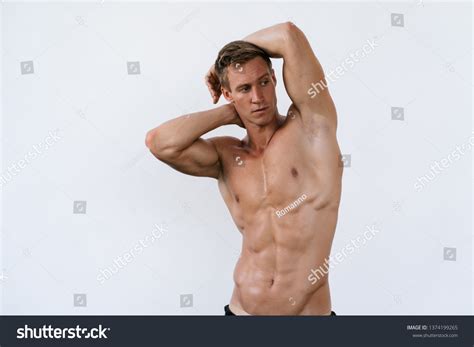 Sexy Athletic Man Naked Torso On Stock Photo Shutterstock
