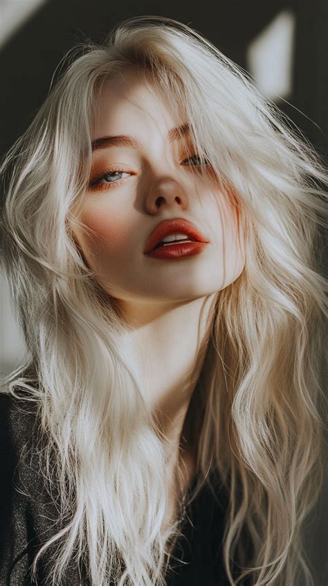 Platinum Blonde Hair Color Ideas Fresh New Look Sophisticated Icy Blonde Hair Color Look 顔