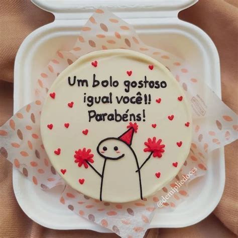 Bentô Cake Aniversário Amiga - Receitas Bento Cakê- passo a passo | Bento cake aniversario amiga ...