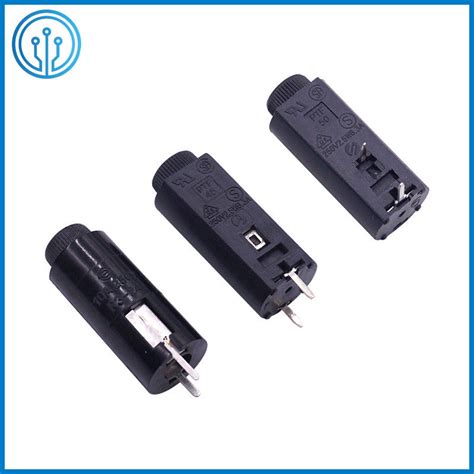 PTF-50 क्षैतिज बढ़ते कार्ट्रिज फ्यूज धारक 6.3A 250V