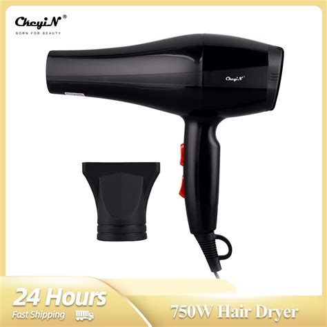 CkeyiN 750W Hair Dryer Professional Blower 220V Barber Hairdryer Concentrator Nozzles Hot And