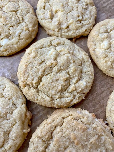 Crispy Gooey Coconut White Chocolate Chip Cookies Dining By Kelly