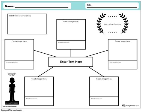 Örümcek Haritası Şablonu Storyboard by tr examples