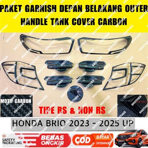 Jual Paket Garnish Depan Belakang Outer Handle Tank Cover Brio Rs Non