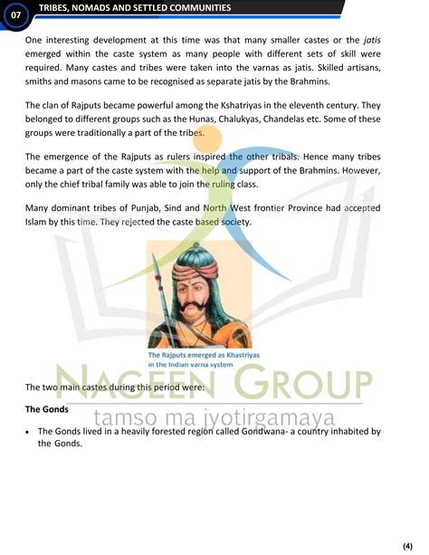 Class VII Social Science (History) Notes Chapter 5 Tribes Nomads and