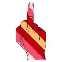 Girlflux Fuck You Discord Emoji