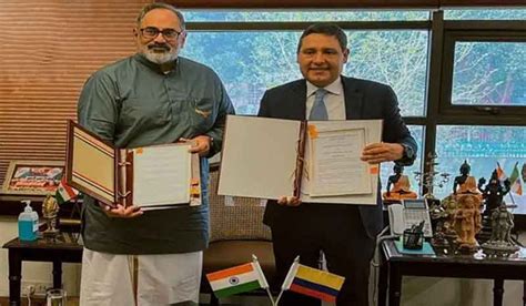 India And Colombia Signed A Memorandum Of Understanding Mou On