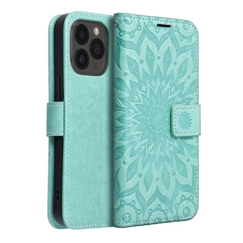 Capa Iphone Pro Flip Mandala Verde Apoio E Slot Cart Es Capas