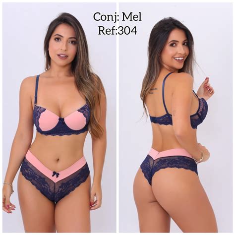 Conjunto Lingerie Bojo Em Microfibra Shopee Brasil