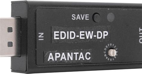 Apantac Edid Emulator And Learner Edid Ew Dp B H Photo Video