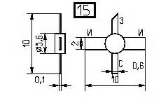 Цоколевки полевых транзисторов 1 - 15