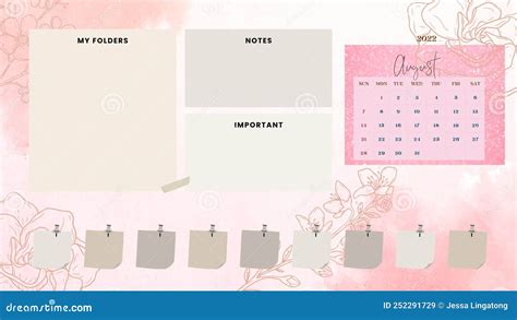 Pink And Nude Artistic Abstract Desktop Organizer Wallpaper Or