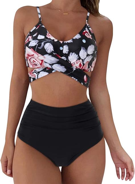 Suuksess Women Wrap Bikini Set Push Up High Waisted Ubuy India