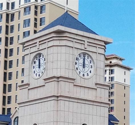 Flush Mount Tower Clock | Custom Outdoor Clock | SEA-GULL