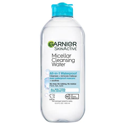 Garnier SkinActive Micellar Cleansing Water All in 1 Removes Waterproof ...