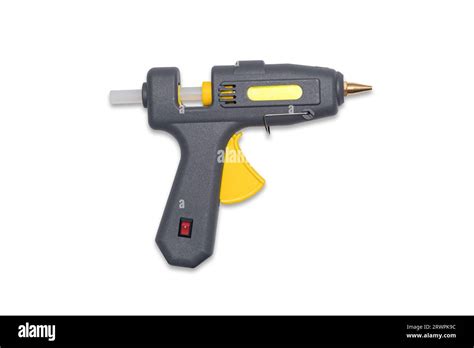 Hot Glue Gun Wireless Isolated On White Background Electric Hot Glue Gun Isolated On White For