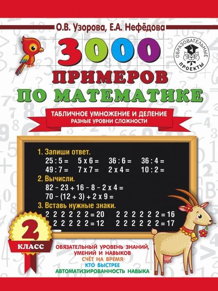 Узорова О.В. Математика. 2 класс. 3000 примеров. Табличное умножение и ...
