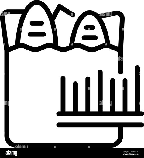 Food price surge icon outline vector. Famine distress. Global economic
