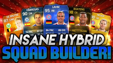 Fifa Insane Hybrid Squad Builder W If Boateng Toty Lahm More