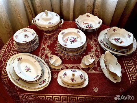 Сервиз столовый,60 предметов,Чехия, Богемия купить в Москве | Товары ...