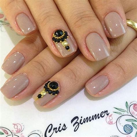 UNHAS DECORADAS NUDE Passo A Passo FOTOS