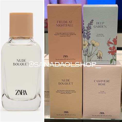 Jual PARFUM ZARA Woman Isi Ml EDP NUDE BOUQUET Fields At Nightfall Gift Set Parfum