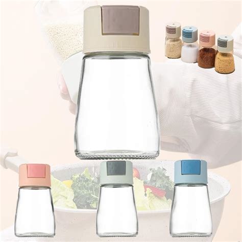 Metering Salt Shaker Glass Metered Salt Dispenser，salt And Pepper Dispenserprecise