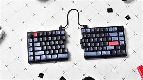 Keychron Q Hot Swappable RGB Mechanical Split Keyboard Gateron G Pro Brown KBKCQ M BROWN