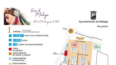 El Mapa De La Feria De M Laga Para No Perderse En Las Calles Del Real