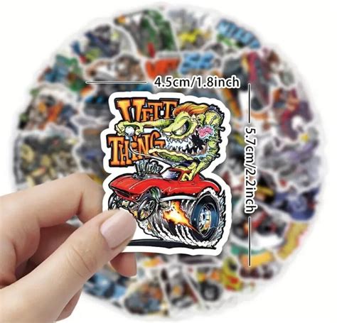 Rat Fink Mouse Ed Big Daddy Roth Hot Rod Art Vinyl Decal Sticker Car Truck EBay