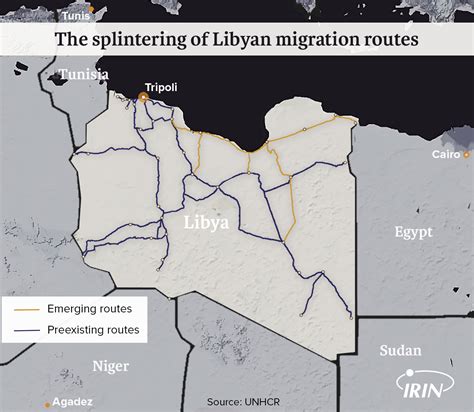 Libya Migration Routes Small  The New Humanitarian