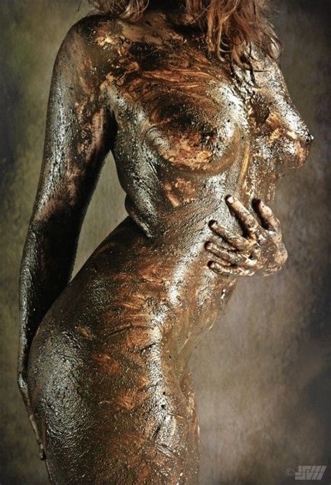 Nude Girl Covered In Dirt Cumception
