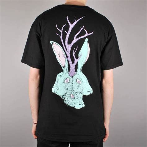 Welcome Skateboards Welcome Bunnyheads Skate T Shirt Black Skate T Shirts From Native Skate