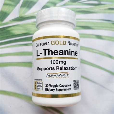 L Theanine Alphawave Supports Relaxation Calm Focus Mg Veggie