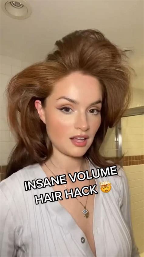 Insane Volume Hack Bombshell Hair Volume Hair Hair Hacks