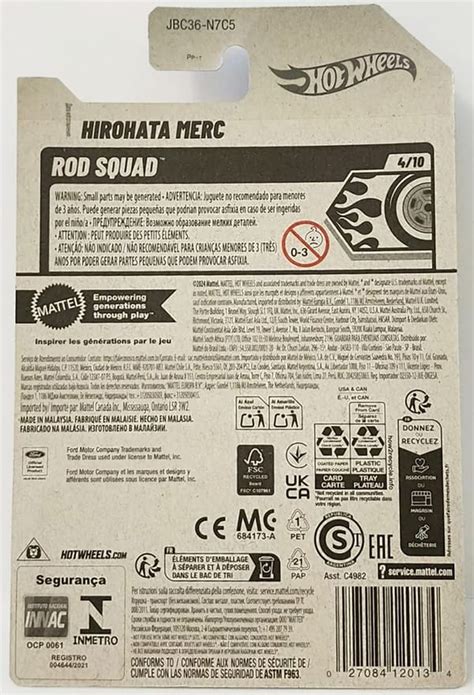 Hirohata Merc Hot Wheels Super T Hunt Us Int Short Card