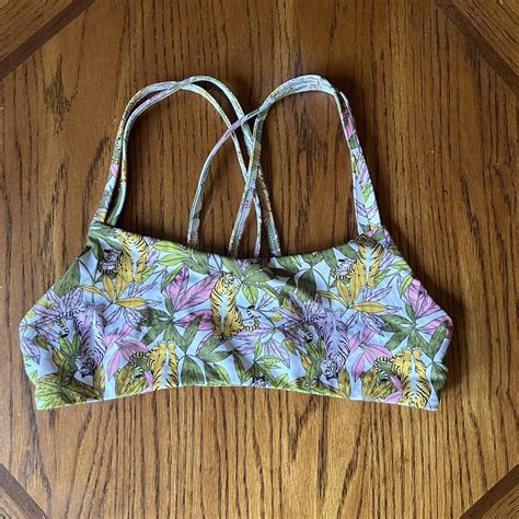 Rare Print Jolyn Bikini Top Size M Could Fit S Depop