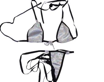 Tie Side Micro Bikini Etsy