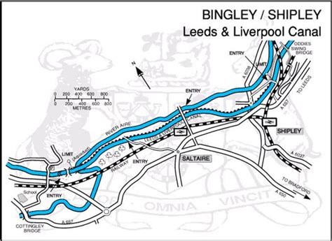 Map of Leeds Liverpool Canal | Canal boat, Map, Liverpool