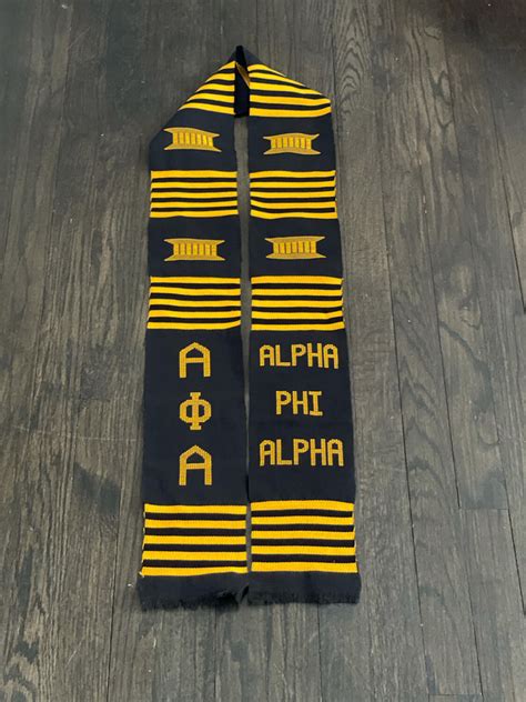 Alpha Phi Alpha Kente Cloth Graduation Stole Class Of 2023 2024 Shopmytm